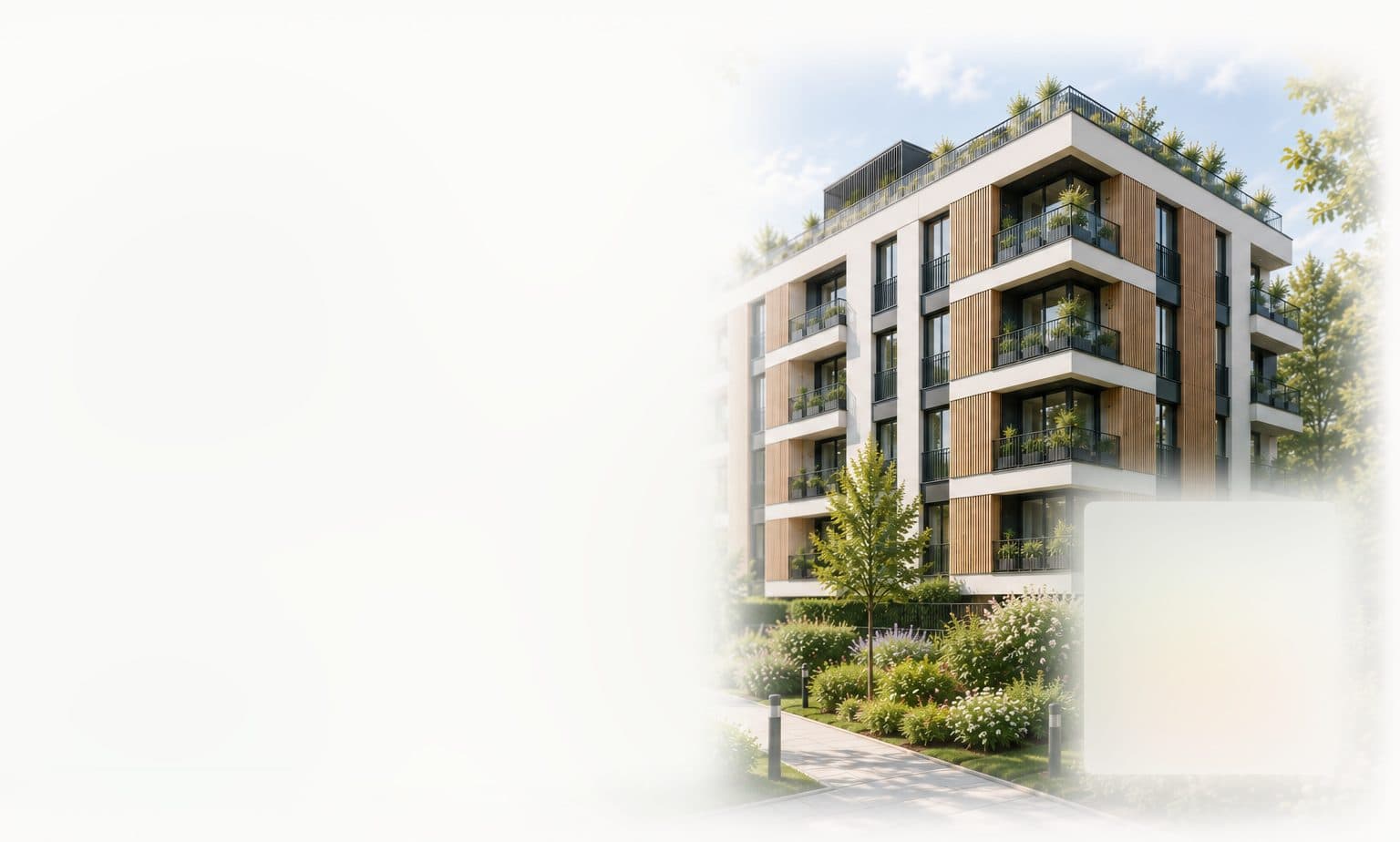 Edificio residencial en Barcelona con certificado energético